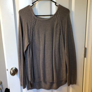 Beige Cable Sweater Size L